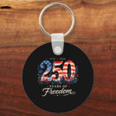 ドム1776年の250周年記念愛国フラワーレディース4th キーホルダー (正面)