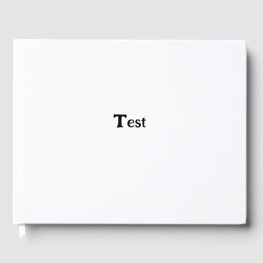 ドメインのテス国際的ト名 ゲストブック (正面)