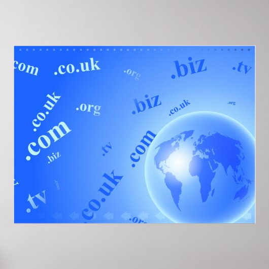 ドメイングローブの背景 ポスター (正面)