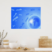 ドメイングローブの背景 ポスター (キッチン)