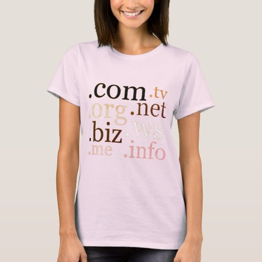 ドメインTシャツ Tシャツ (正面)