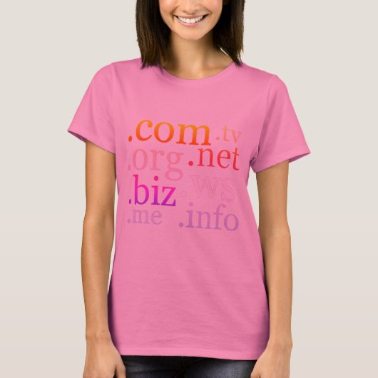 ドメインTシャツ Tシャツ (正面)