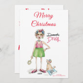 ドメスティックディバ,ハッピーホリデーウィッシュスカリカチャ  シーズンカード (正面/裏面)