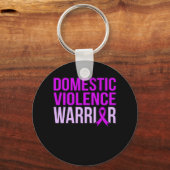 ドメスティックバイオレンス戦士サポート認識度月 キーホルダー (正面)