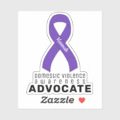 ドメスティックバイオレンス認識度アドボケータビニール シール (シート)