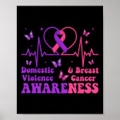 ドメスティックバイオレンス&;乳がん認識度Mo ポスター (正面)