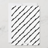 ドメリーットストライプタイポグラフィフォトホリデーカード 招待状 (裏面)