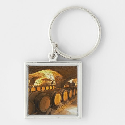 ドメーヌコートの地下室のオークのバールズ キーホルダー (正面)
