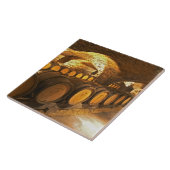 ドメーヌコートの地下室のオークのバールズ タイル (側面)