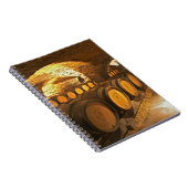 ドメーヌコートの地下室のオークのバールズ ノートブック (右側)