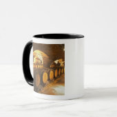 ドメーヌコートの地下室のオークのバールズ マグカップ (正面左)