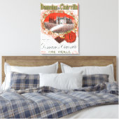 ドメーヌドゥクレールヴィルワインラベルヨーロッパ キャンバスプリント (インサイチュ (寝室))
