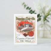 ドメーヌドゥクレールヴィルワインラベルヨーロッパ ポストカード (スタンド正面)