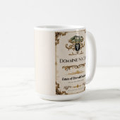 ドメーヌノクレ – パロディワインラベルマグカップ コーヒーマグカップ (正面右)