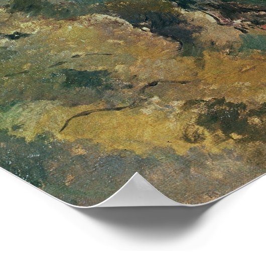 ドメーヌ・サン・ジョセフの眺め、1880年代後半 ポスター (角)