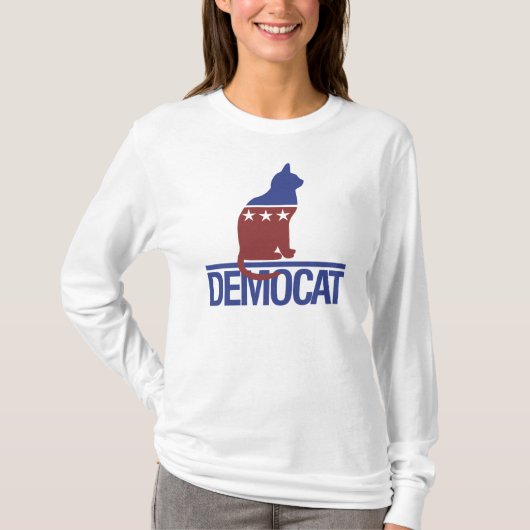 ドモおもしろいネコ Tシャツ (正面)