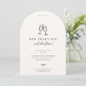 ドモダンードルニューイヤーズイブパーティの招待状 招待状 (スタンド正面)