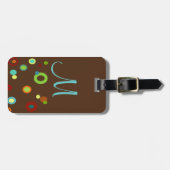 ドモノグラムのットラゲッジタグ ラゲッジタグ (正面横)