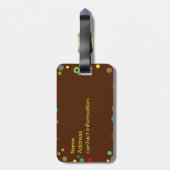 ドモノグラムのットラゲッジタグ ラゲッジタグ (裏面縦)