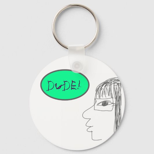 ドューキーチェーンが配線 キーホルダー (正面)