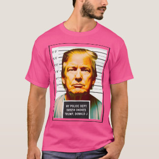 ドユーモアのあるナルドトランプのディープフェイクマグショット – フェイク Tシャツ