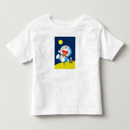 ドラえもんの宇宙冒険デザイン トドラーTシャツ