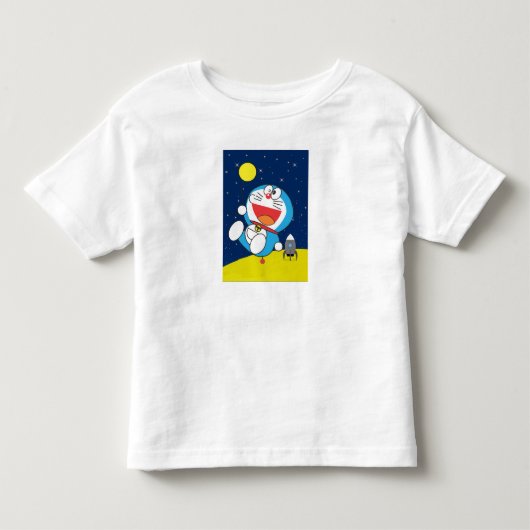 ドラえもんの宇宙冒険デザイン トドラーTシャツ (正面)