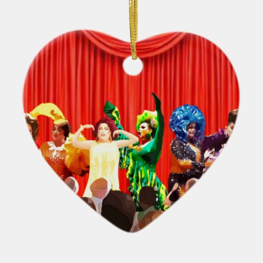 ドラァグ・クイーン セラミックオーナメント (正面)