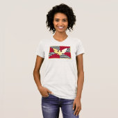 ドラァグ プライド フラッグ Tシャツ (正面フル)