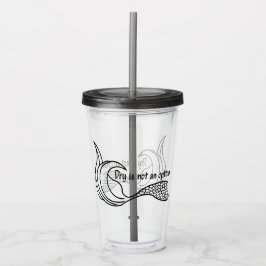 ドライはオプションのアクリルタンブラーではない アクリルタンブラー