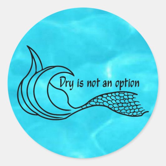 ドライはオプションのシールではない ラウンドシール (正面)