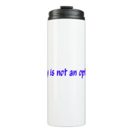 ドライはオプションのブルーとピンクではない タンブラー