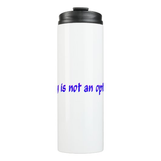 ドライはオプションのブルーとピンクではない タンブラー (正面)