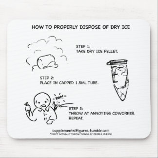 ドライアイスのマウスパッド マウスパッド