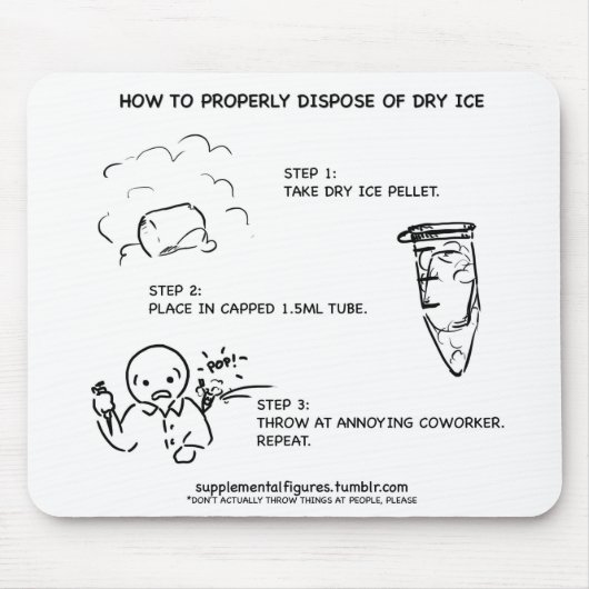 ドライアイスのマウスパッド マウスパッド (正面)