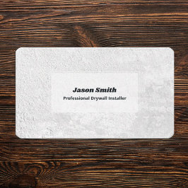 ドライアウォールの設置 名刺