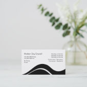 ドライアウォール請負業者の名刺 名刺 (スタンド正面)