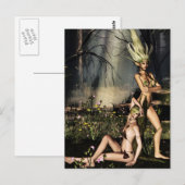 ドライアドの休憩 ポストカード (正面/裏面)