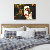 ドライアド・オブ・ザ・フォレストファンタジー キャンバスプリント (インサイチュ (寝室))