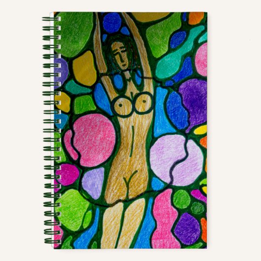 ドライアド（木製ニンフ） ノートブック (正面)