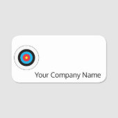 ドライイレース名タグあなたのロゴを追加 名札 (正面)