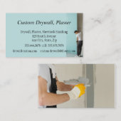 ドライウォール、プラスター、シートロック仕上げビジネスカー 名刺 (正面/裏面)