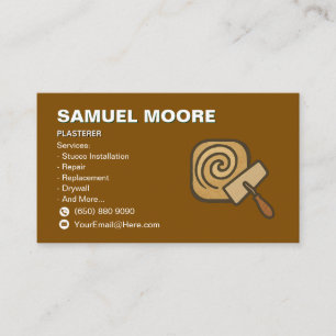 ドライウォール 左官 ビジネスカード ドライウォール