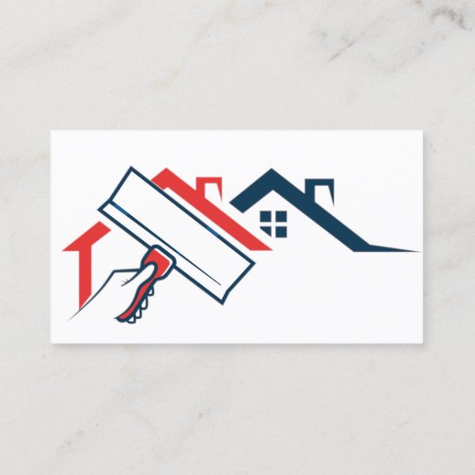 ドライウォール、石膏、シートロック仕上げ 名刺 (裏面)