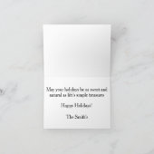 ドライオレンジオーナメント ホリデーカード (内部)