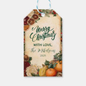 ドライオ素朴レンジとフルーツクリスマス ギフトタグ (正面)