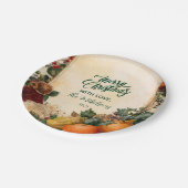 ドライオ素朴レンジとフルーツクリスマス ペーパープレート (アングル)