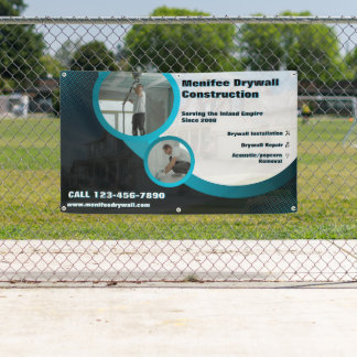 ドライカスタマイズブウォール設置工事請負業者事業 横断幕