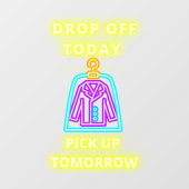 ドライクリーナーは明日のネオンのピックアップをドロップフェイク ウィンドウサイン (シート)