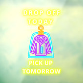 ドライクリーナーは明日のネオンのピックアップをドロップフェイク ウィンドウサイン (シート3)